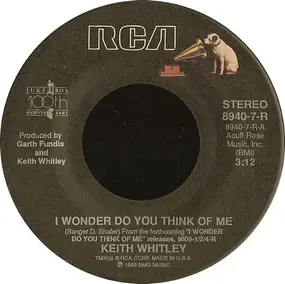 Keith Whitley - I Wonder Do You Think of Me