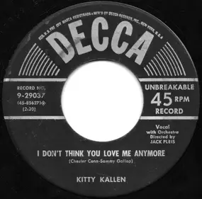 Kitty Kallen - Go On With The Wedding/The Second Greatest Sex