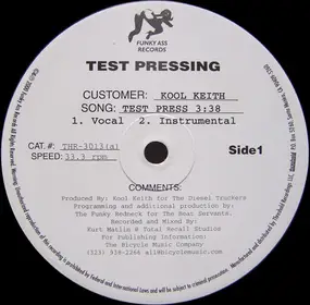 Kool Keith - test press