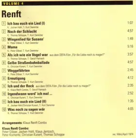 Klaus Renft - Rock Aus Deutschland Ost Volume 4