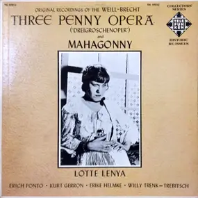 Lotte Lenya - Three Penny Opera ('Dreigroschenoper') And Mahagonny