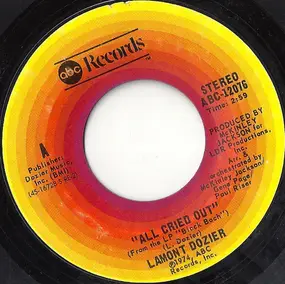 Lamont Dozier - All Cried Out / Rose
