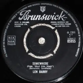 Len Barry - Somewhere / It's A Crying Shame