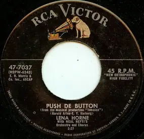 Lena Horne - Push De Button / Cocoanut Sweet