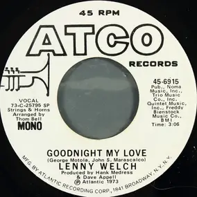 lenny welch - Goodnight My Love