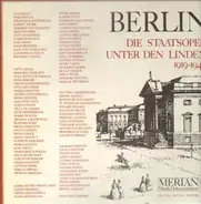 Karajan / Klemperer / Furtzwängler a.o. - Berlin - Die Staatsoper Unter den Linden 1919-1945