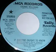 Leona Williams , With The Strangers - If Anyone Ought To Know