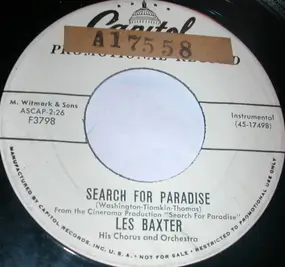Les Baxter - Search For Pleasure / Ricordate  Marcellino