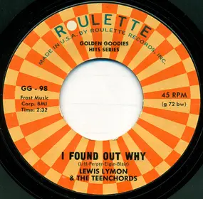 Lewis Lymon & The Teenchords - I Found Out Why / Too Young