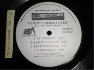 Lil Eddie Featuring Mario Winans - I Dont Think I Ever