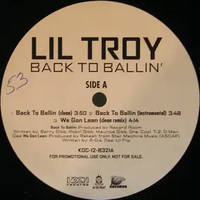Lil' Troy - Back to Ballin'