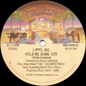 Lipps Inc. - Hold Me Down