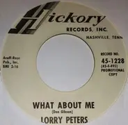 Lorry Peters - A Statue In A Window / What About Me
