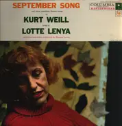 Lotte Lenya - September Song And Other American Theatre Songs Of Kurt Weill