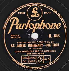 Louis Armstrong - St. James' Infirmary / Nobody's Sweetheart