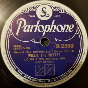 Louis Armstrong - Willie The Weeper / Weary Blues