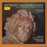 Ludwig van Beethoven - Wilhelm Kempff - Berliner Philharmoniker , Ferdinand Leitner - 5 Klavierkonzerte