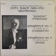 Beethoven - 'Egmont' Overture / Symphony No. 5 / Symphony No. 9 (Finale)