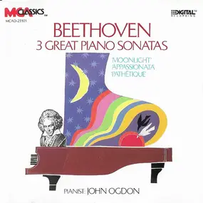 Ludwig Van Beethoven - 3 Great Piano Sonatas