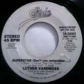 Luther Vandross - Superstar (Don't You Remember...)