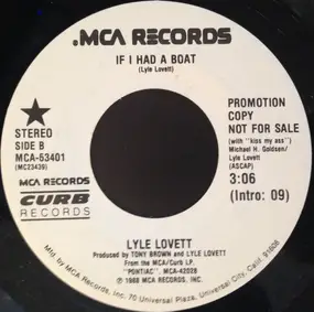 Lyle Lovett - If I Had A Boat