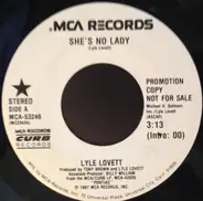 Lyle Lovett - She's No Lady