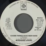 McKendree Spring - Easier Things Have Been Done