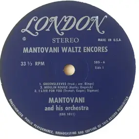Mantovani - Mantovani Waltz Encores