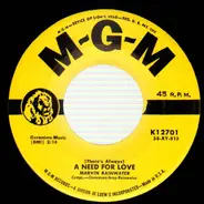 Marvin Rainwater - A Need For Love / Nothin' Needs Nothin'