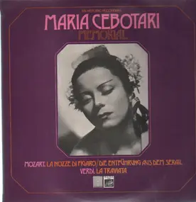 maria cebotari - Memorial