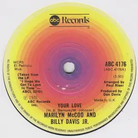 Marilyn McCoo & Billy Davis, Jr. - Your Love