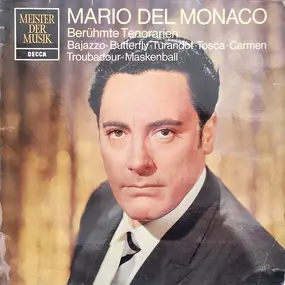 Giuseppe Verdi - Mario del Monaco Berühmte Tenorarien