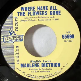 Marlene Dietrich - Where Have All The Flowers Gone?