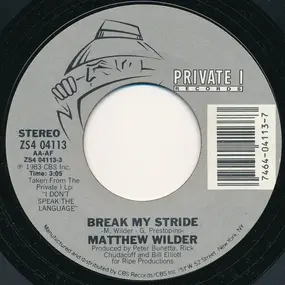 Matthew Wilder - Break My Stride