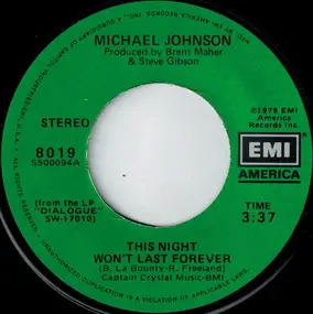 Michael Johnson - This Night Won't Last Forever