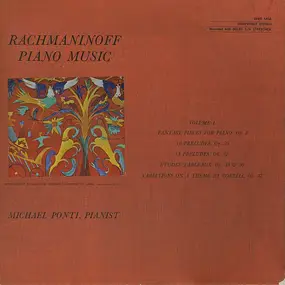 Rachmaninoff - Piano Music,  Volume I