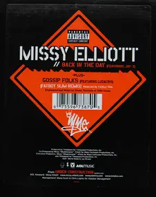 Missy Elliott - Back In The Day