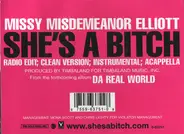 Missy Misdemeanor Elliott, Missy Elliott - She's A Bitch