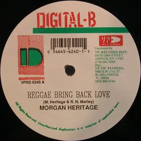Morgan Heritage - Reggae Bring Back Love / Fight The Strain
