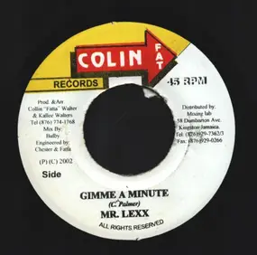 Mr. Lexx - Gimme a Minute / Version Roast Bread Fruit