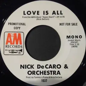 Nick DeCaro - Love Is All