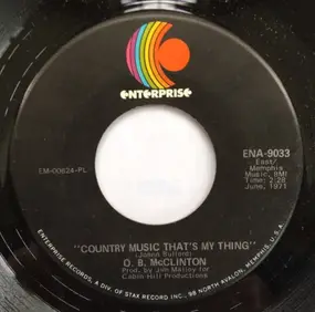Obie McClinton - Country Music That's My Thing