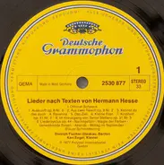 Othmar Schoeck / Gottfried von Einem - Hermann Hesse Lieder