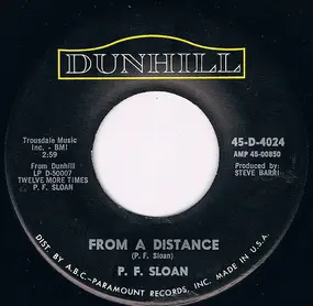 P.F. Sloan - From A Distance