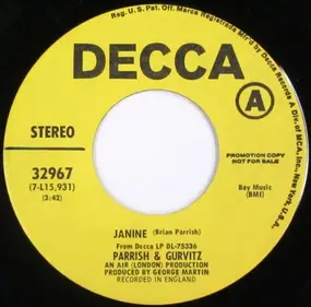 Parrish - Janine / I've Got Time