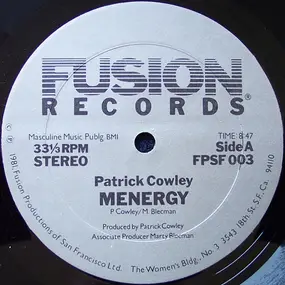 Patrick Cowley - menergy / i wanna take you home