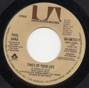 Paul Anka - Times of Your Life