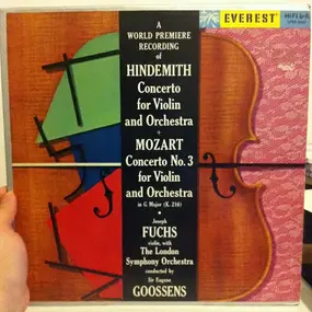 Paul Hindemith - A World Premiere Recording Of Concerto For Violin And Orchestra | Concerto No. 3 For Violin And Orc