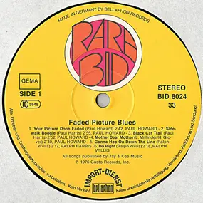 Paul Howard - Faded Picture Blues