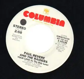 Paul Revere - Your Love (Is The Only Love)